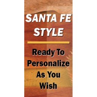 Santa Fe Street Light Pole Banner