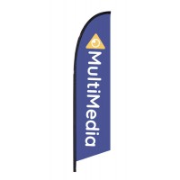 10.5 Foot Medium Falcon Flag Single Sided 