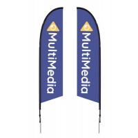 10.5 Foot Medium Falcon Flag Double Sided 
