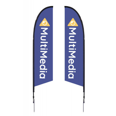 10.5 Foot Medium Falcon Flag Double Sided 
