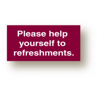 Refreshment Sign