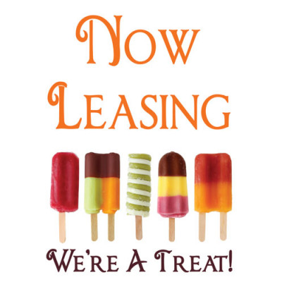 Popsicle Now Leasing Sign