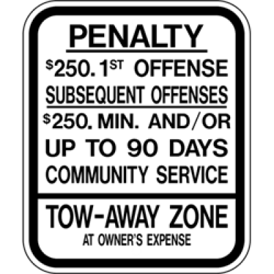 New Jersey Handicap Sign