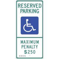 North Carolina Handicap Sign
