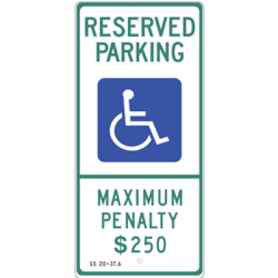 North Carolina Handicap Sign
