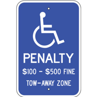 Virginia Handicap Sign