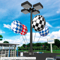 Balloon Bobber Four 4 Light Pole Kit