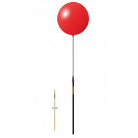 DuraBalloon Deluxe Long 48" (or Short 24") Pole Kit with ground stake