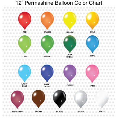 12 Inch Permashine Balloon
