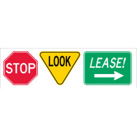 Stop Look Lease Banner