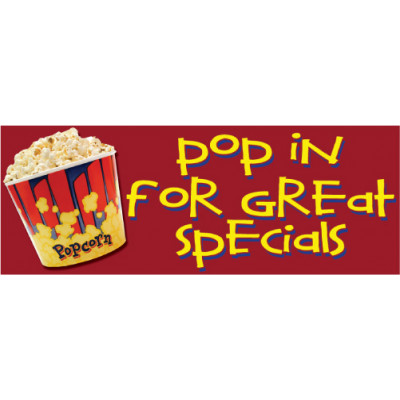 Low Cost Pop In Banner