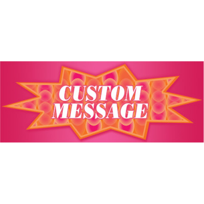 Starburst Orange Crush Banner