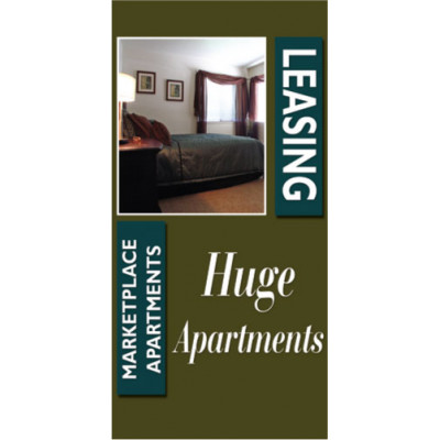 HomeLife Olive Pole Banner