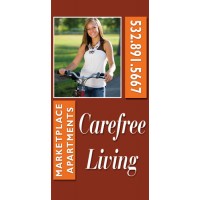 HomeLife Rust Pole Banner