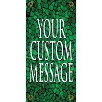 Tuscan Tile Emerald Light Pole Banner