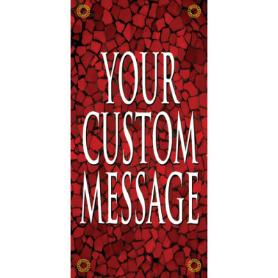 Tuscan Tile Ruby Light Pole Banner