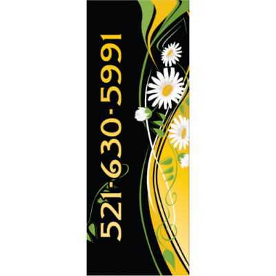 Windsong Yellow Left Banner