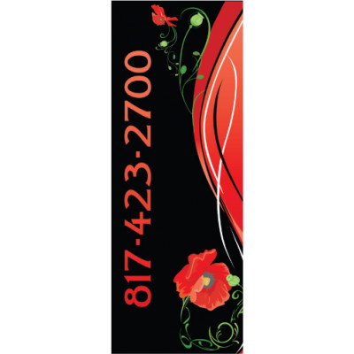 Windsong Red Left Banner