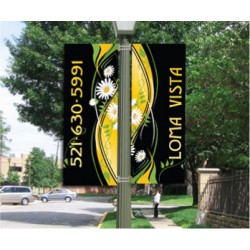Windsong Yellow Left Banner