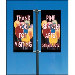 Double 36 Inch Banner Hardware Set