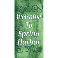 Classique Green Light Pole Banner