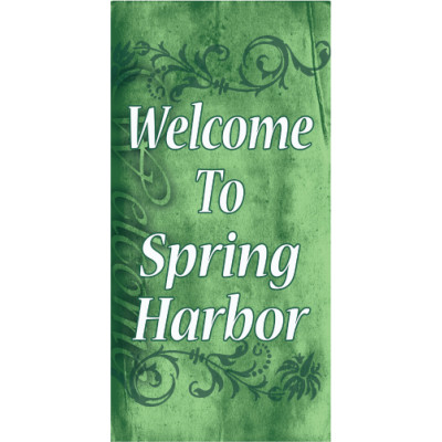 Classique Green Light Pole Banner