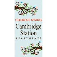 Celebrate Spring Pole Banner