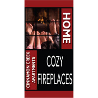 HomeLife Cozy Fireplace Banner