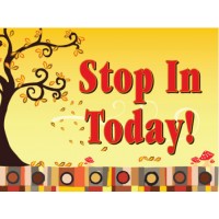 Beautiful Fall Tree Sign