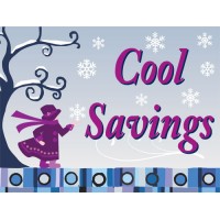 Beautiful Winter Girl Sign