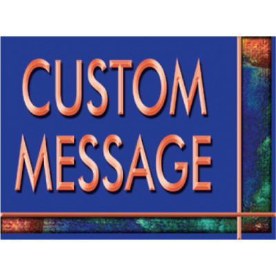 Copper Indigo Sign