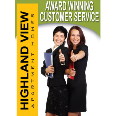 Lifestyle Customer Service Sign