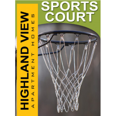 Lifestyle Sports Court Sign