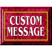 Burgundy Marble Sign