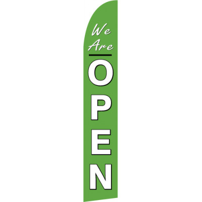 We Are Open Flag Kit 