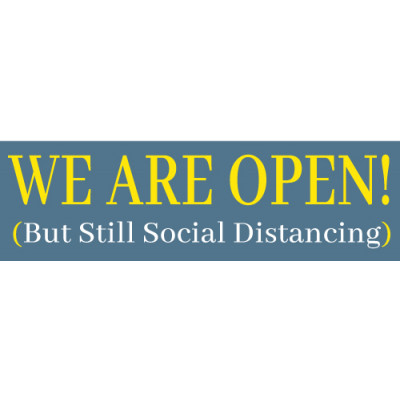 Careful Opening Open Banner