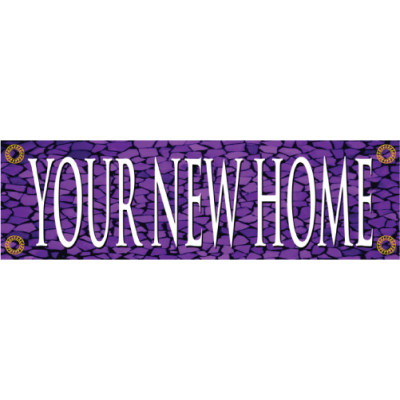 Tuscan Tile Amethyst Banner
