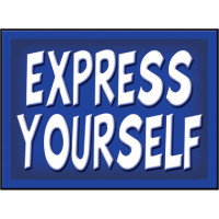 Vibrant Royal Blue Sign