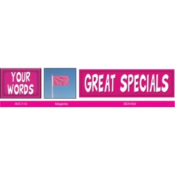 Vibrant Magenta Banner