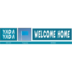 Vibrant Turquoise Banner
