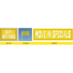 Vibrant Yellow Banner