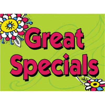 Doodles Bright Green Sign