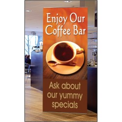 Coffee Bar Display Banner