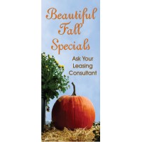 Fall Pumpkin Display Banner