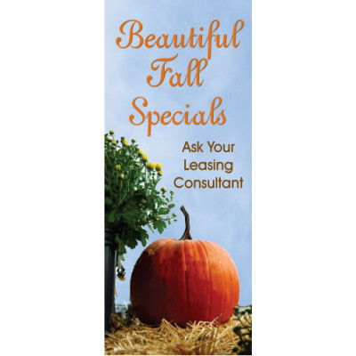 Fall Pumpkin Display Banner