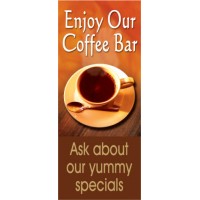 Coffee Bar Display Banner