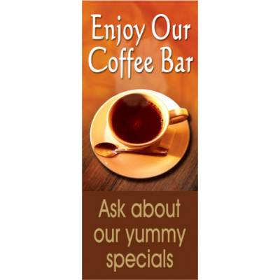 Coffee Bar Display Banner