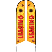 14 Ft. Falcon Flag Double Sided Kit