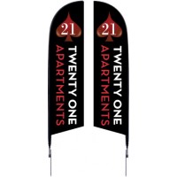 7 Ft. Falcon Flag Double Sided Kit