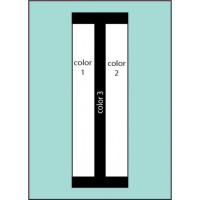 F1015 Three Color Stripe Drape Flag